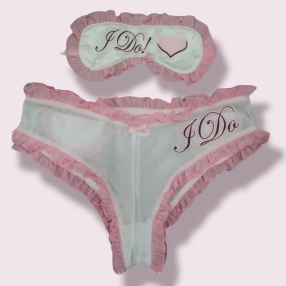 O/S Dreamgirl "I do" bridal panty gift set - Picture 2 of 12